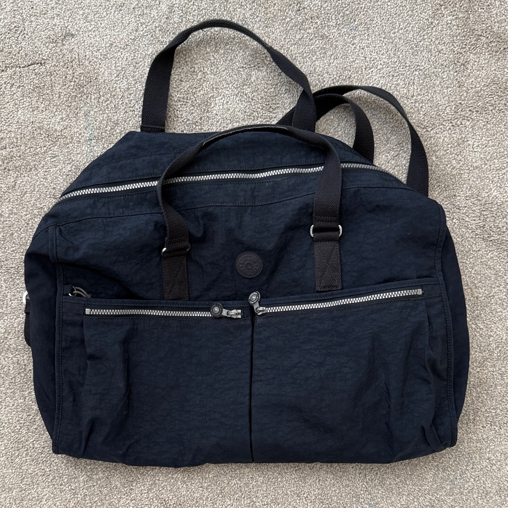 Navy Kipling Travel Weekender Bag - Casual Carryall